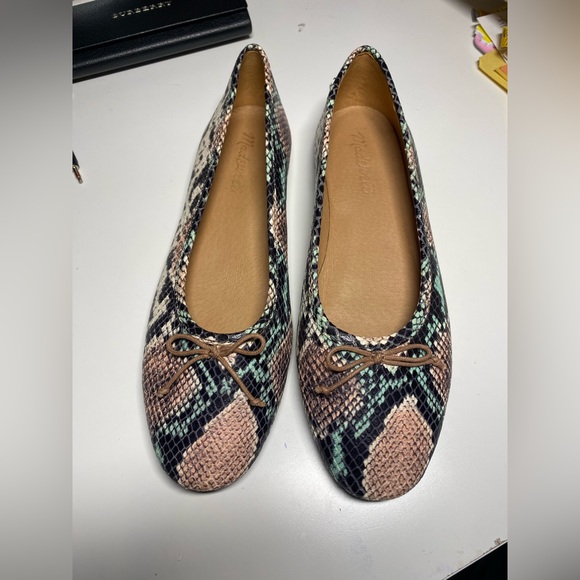 NWOT Madewell Leather Adele Ballet Flats - Picture 2 of 9